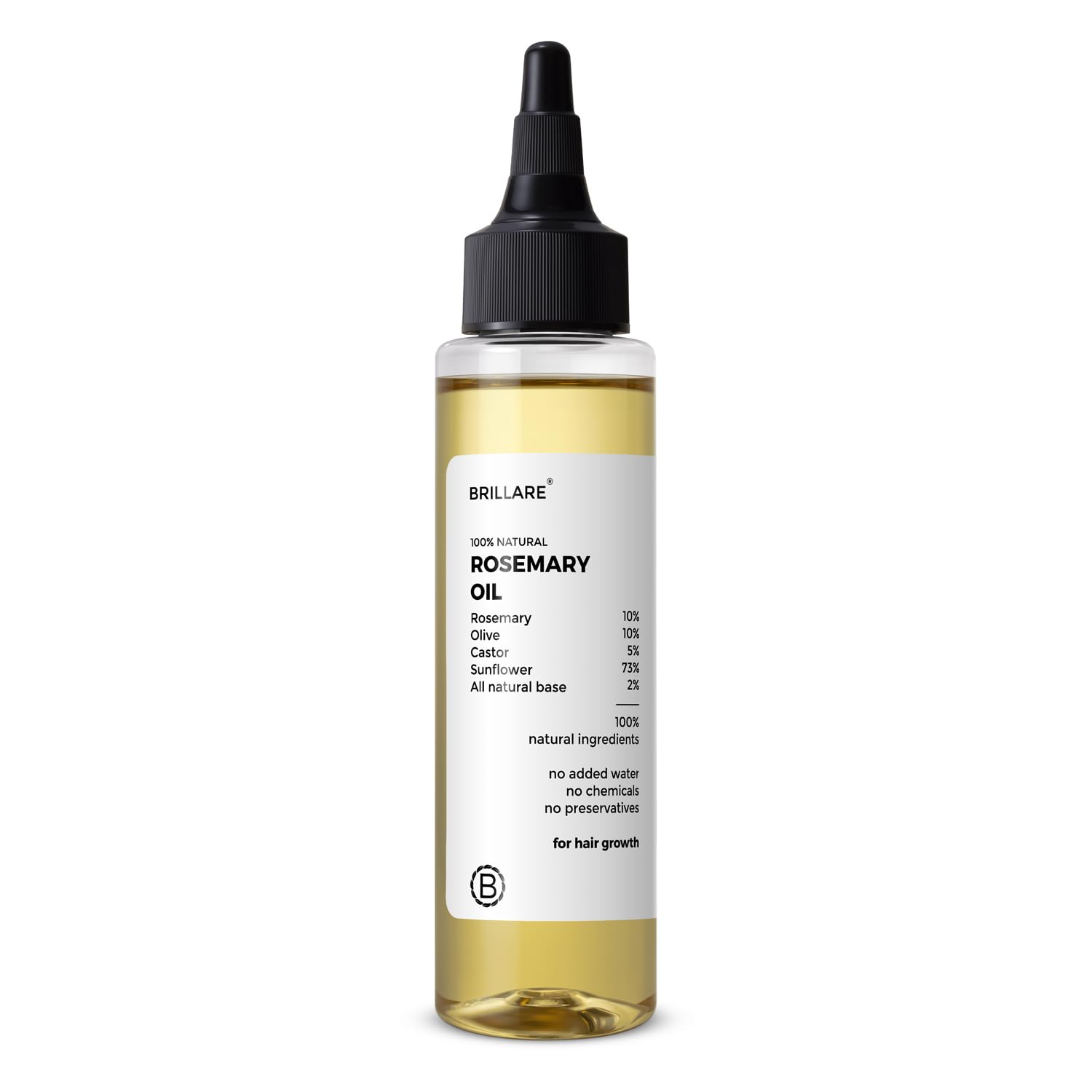 Making rosemary oil for hair growth and thickness: ready-made rosemary hair oil bottle