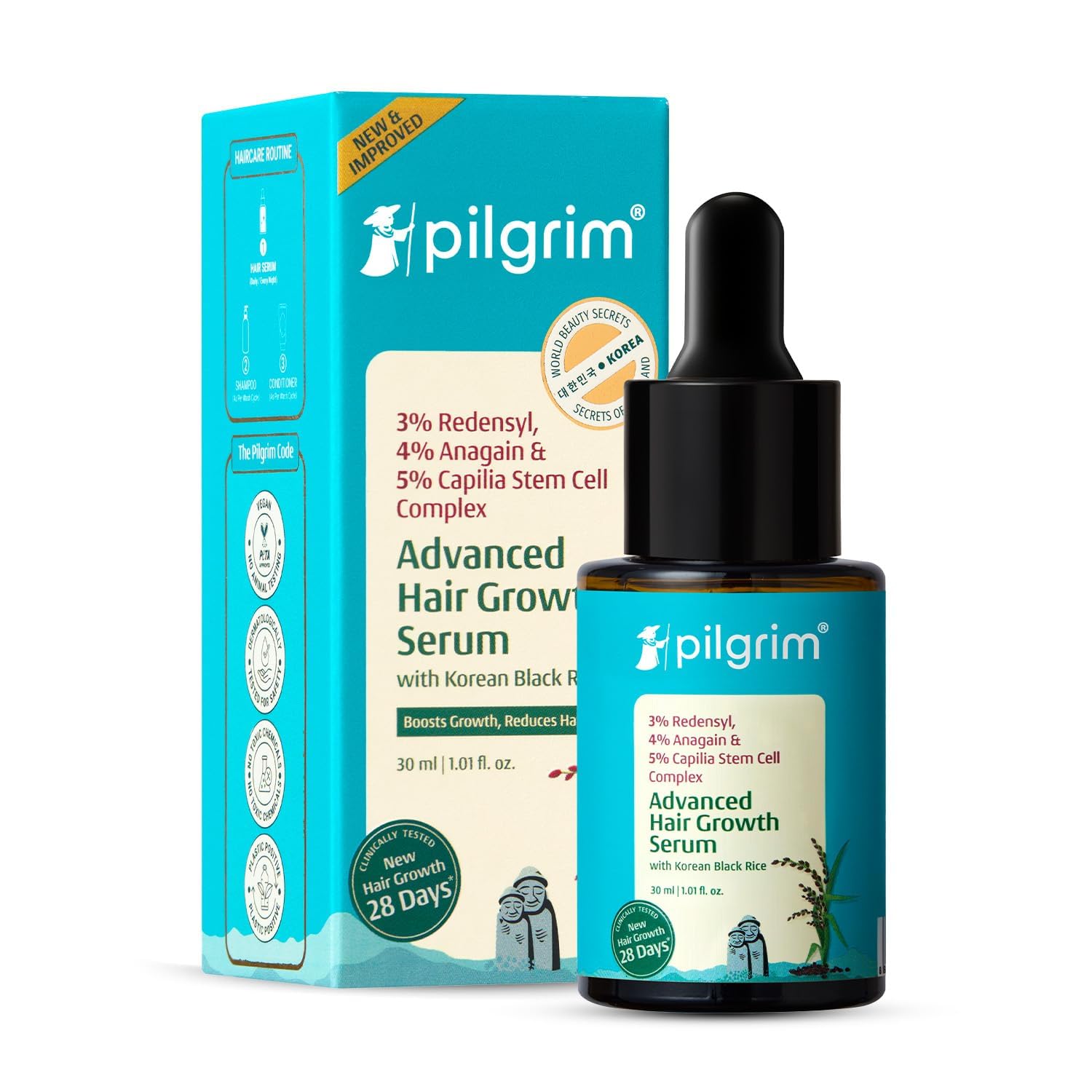 Featured hair growth serum bottle, 150px product image